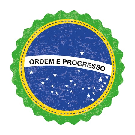 brazil design over white background vector illustrationのイラスト素材