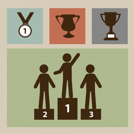 podium design over gray background vector illustration のイラスト素材