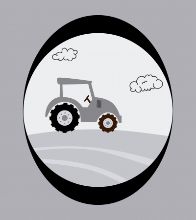 farm design over gray   background vector illustrationのイラスト素材