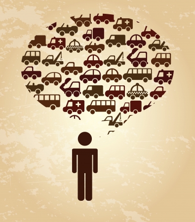 cars design over  background vector illustrationのイラスト素材