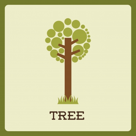 nature design over cream beige background vector illustration  のイラスト素材