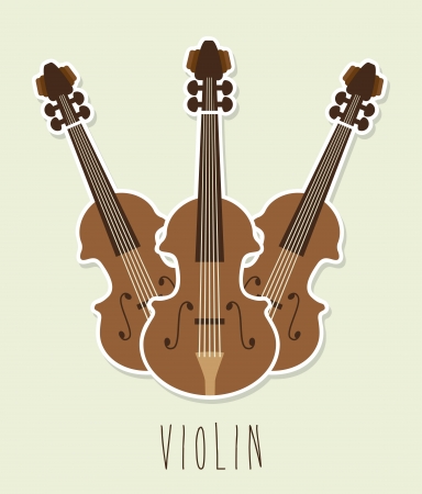 musical design over beige background vector illustrationのイラスト素材