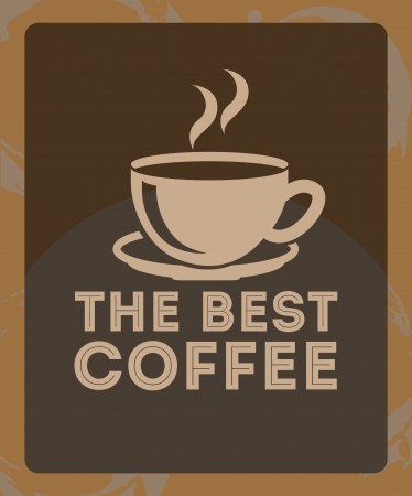 coffee design over pattern background vector illustration のイラスト素材