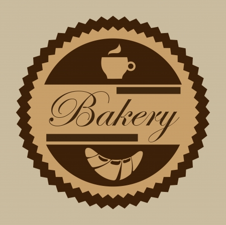 bakery design over beige  background vector illustration  のイラスト素材