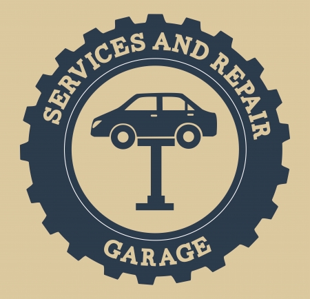 car service over pink  background vector illustration のイラスト素材