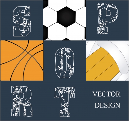 sports design over blue background vector illustration のイラスト素材