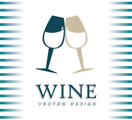 wine design over white background vector illustration のイラスト素材