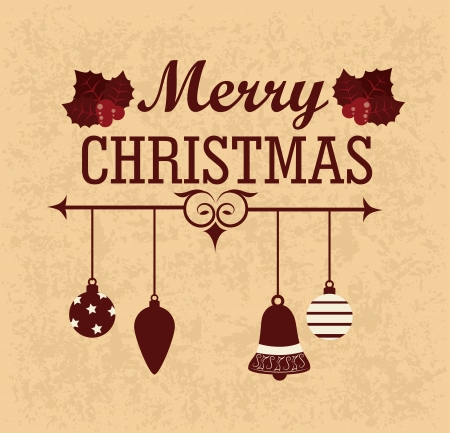 christmas design over pink  background vector illustrationのイラスト素材