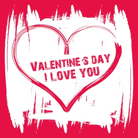 love design over pink  background vector illustration のイラスト素材