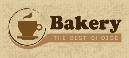 bakery design over  pattern  background vector illustration  のイラスト素材