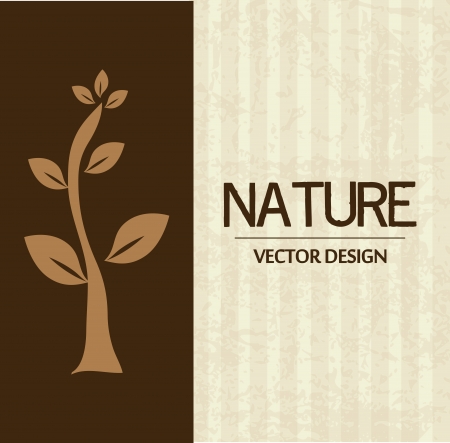 eco design over lineal   background vector illustration のイラスト素材