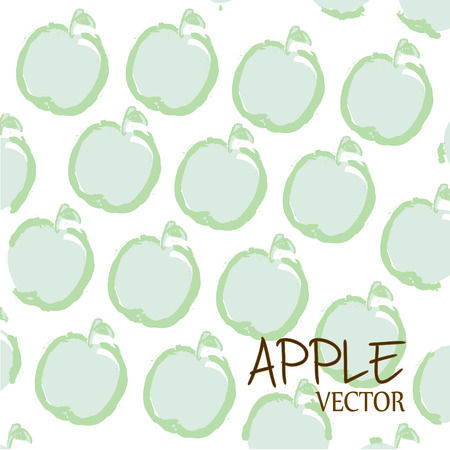 apple design over white  background vector illustration のイラスト素材
