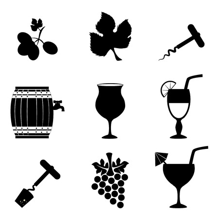 wine design over white background vector illustration のイラスト素材