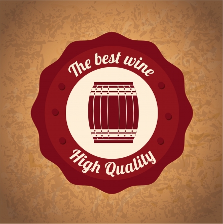 wine design over vintage  background vector illustration のイラスト素材