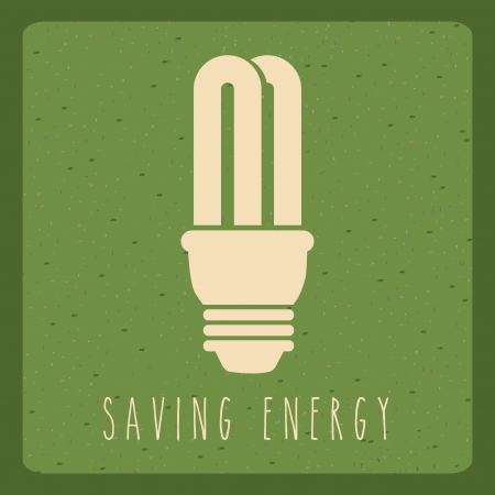 bulbs design over green background vector illustrationのイラスト素材