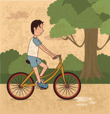 young design over landscape background vector illustrationのイラスト素材