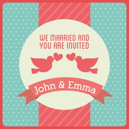 love design over  dotted  background vector illustration のイラスト素材