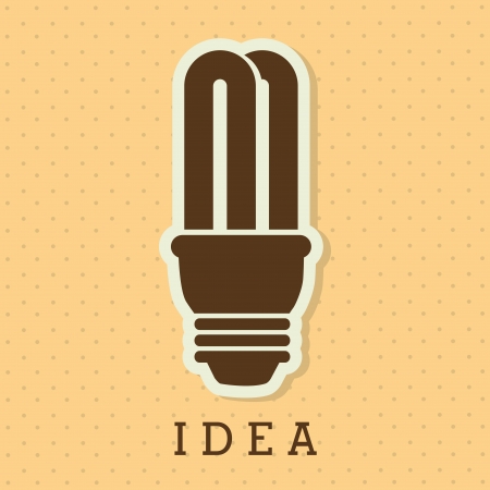 bulbs design over pink background vector illustrationのイラスト素材