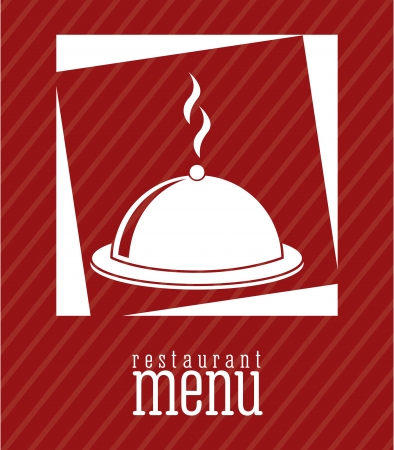 menu design over lineal background vector illustration   のイラスト素材