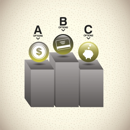 infographics design over  pattern illustration  のイラスト素材