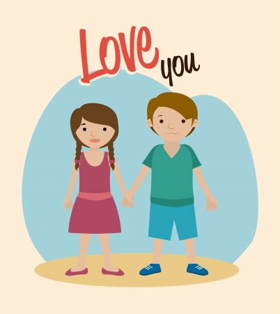 family design over pink background vector illustrationのイラスト素材