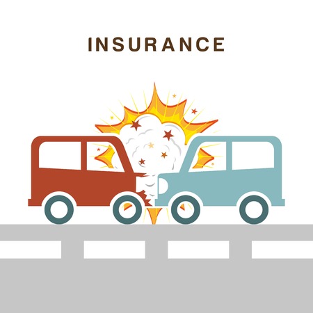 insurance design over white background vector illustrationのイラスト素材