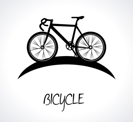 bicycle design over  white background vector illustration  のイラスト素材