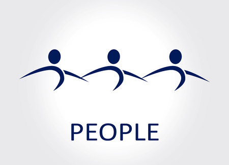 people design  over white   background vector illustration のイラスト素材