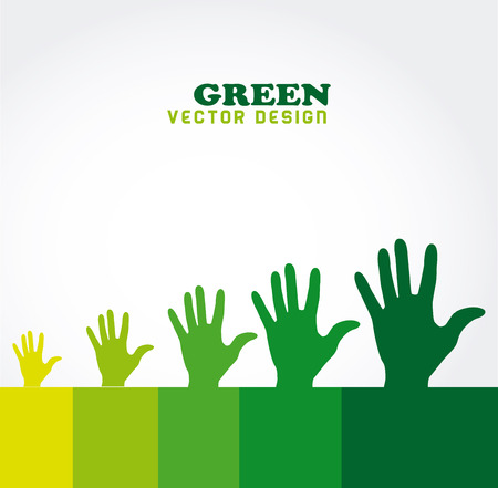 eco design over gray background vector illustration のイラスト素材