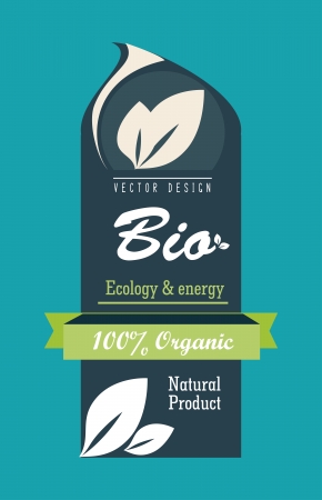 eco design over blue background illustration のイラスト素材