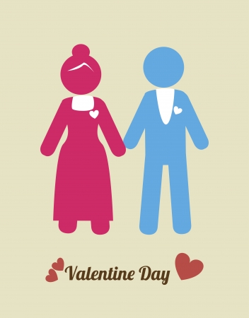 love design over beige   background vector illustration  のイラスト素材