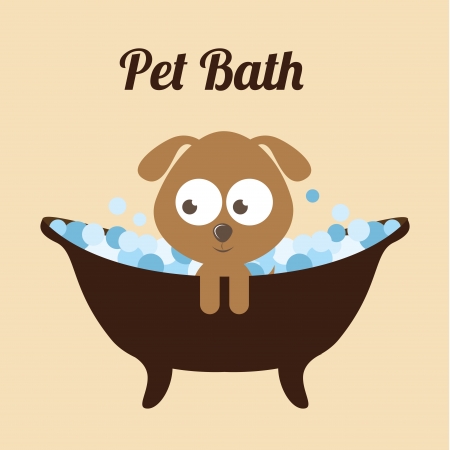 pets  design over pink  background vector illustration  のイラスト素材