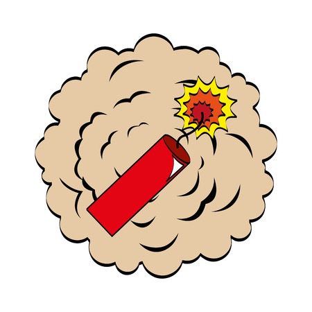 pop art   over white  background vector illustrationのイラスト素材