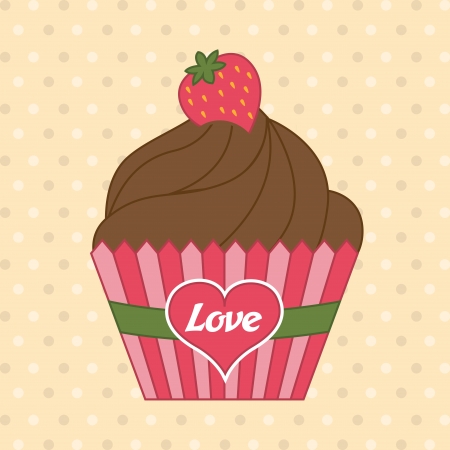 love design over dotted   background vector illustration  のイラスト素材
