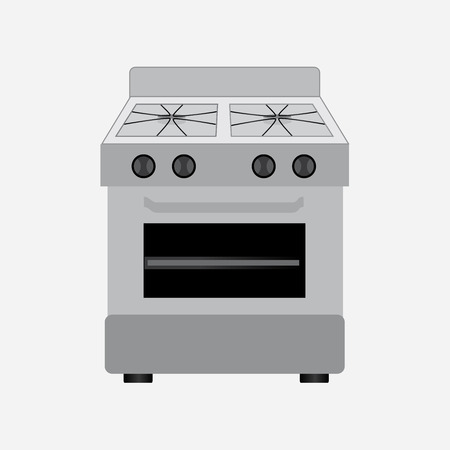 kitchen design over white background vector illustrationのイラスト素材