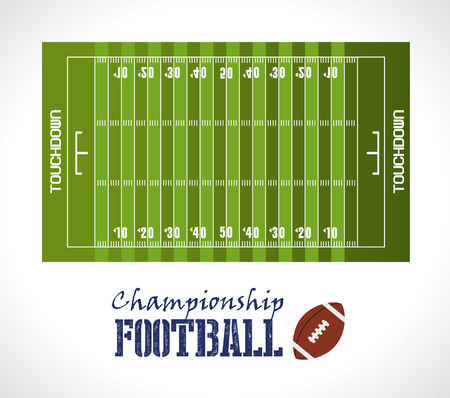 american football design over gray   background vector illustration のイラスト素材