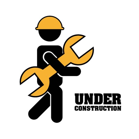 industrial workers over white background vector illustrationのイラスト素材
