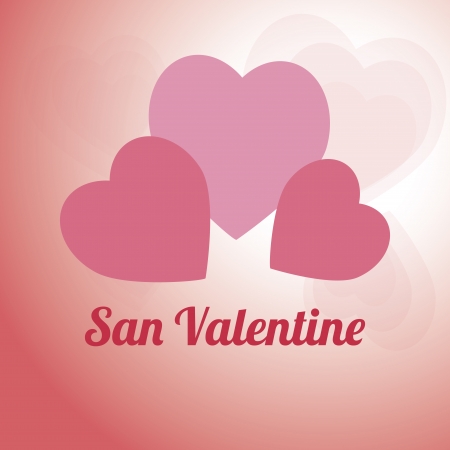 love design over  pink background vector illustration  のイラスト素材