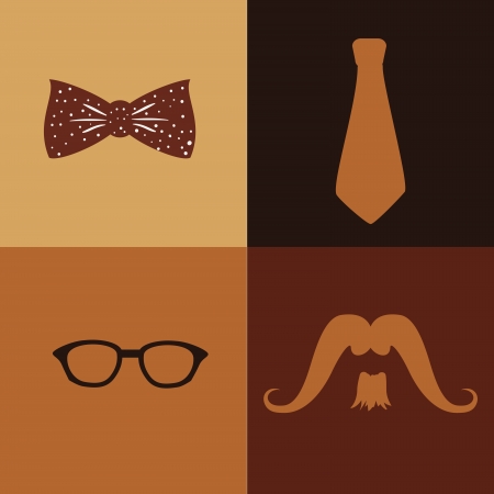 hipster design over  colors background vector  illustration  のイラスト素材