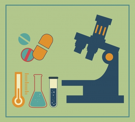 medical dsign over  green background vector illustration  のイラスト素材