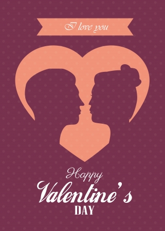 love design over purple background vector illustration  のイラスト素材