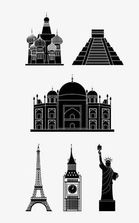 travel design over white background vector illustrationのイラスト素材