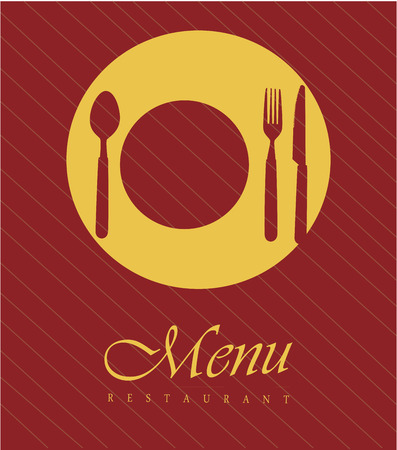 menu design over  red background vector illustration    のイラスト素材