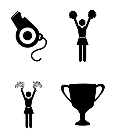 american football design over  white  background vector illustration のイラスト素材