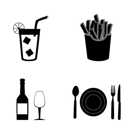 menu design over white  background vector illustration    のイラスト素材