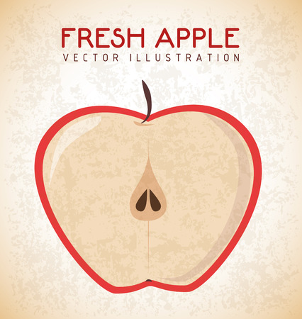 fruits design  over pink  background vector illustrationのイラスト素材