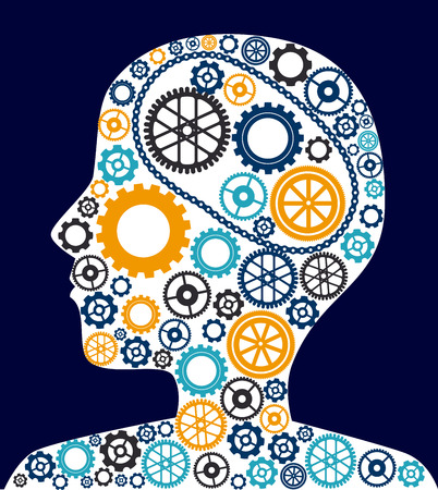 gears design over  background vector illustrationのイラスト素材