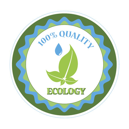 eco design over white  background vector illustration のイラスト素材