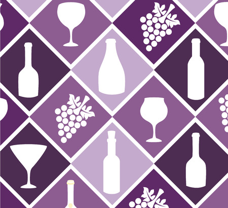 wine design over pattern background vector illustration のイラスト素材