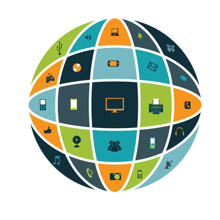 technology design over white background vector illustrationのイラスト素材